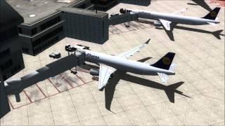 [FSX] Air Traffic at Frankfurt/Main Airport with Ultimate Traffic 2/WoAI (2015)