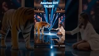 American got talent show with tiger#shorts