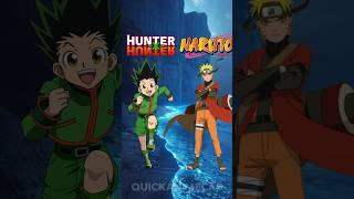 Hunter x Hunter vs Naruto characters #anime #naruto #hunterxhunter