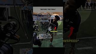 Champions League trophy and Speed (Manda Lina)