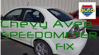 How to fix Chevrolet Aveo Speedometer not working.