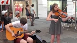 Duo «Sepia» (Ukraine). Vienna Street Performers by RussianAustria.com