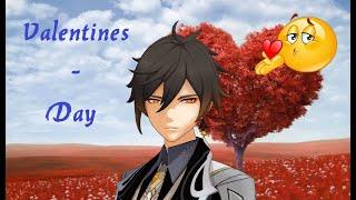 [ MMD / Genshin Impact ] What is Zhongli doing on Valentine's Day ?!? 