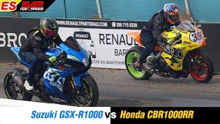 Suzuki GSX-R1000  Honda CBR1000RR - DRAG RACING  Motos de 9 seg. Copa Carnaval 2024