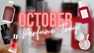 OCTOBER PERFUME TRAY  | PERFUMES I'LL BE WEARING THIS MONTH | AMY GLAM 