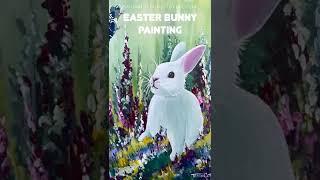 Easter Bunny Rabbit Acrylic Painting Tutorial - overview