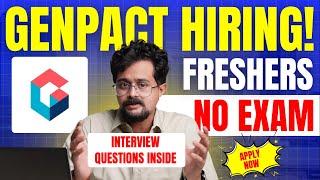 Genpact Hiring Freshers 2024 | Chennai Job | Interview Process Explained in Telugu