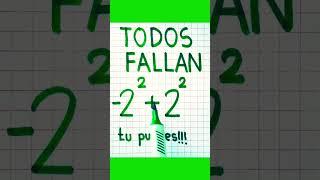 Todos fallan #algebraticos #algebra1 #algebra #highschoolmath #clases #cursodealgebra