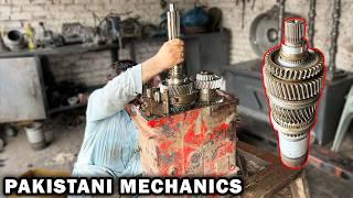 Fixing a Mercedes Transmission Failure || How to Rebuild Broken Gearbox with Basic Tools