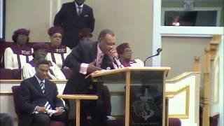 Dr. Cawley preaching Easter Sunday 2013