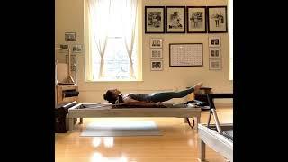 Archival Pilates Reformer Exercise