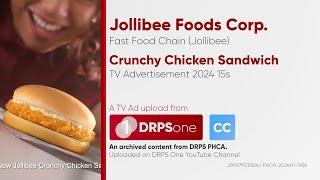 Jollibee Crunchy Chicken Sandwich TV Ad 2024 15s (Philippines) [CC]