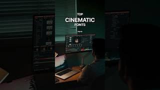 Cinematic Fonts Part 8 : Link in Channel Bio. #davinciresolve #fonts #videoediting #videoeditor