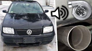 VW TDI Straight Pipe INSANE SOUND CLIPS - straight piped mk4 Jetta TDI