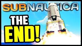 LEAVING THE PLANET! The Ending & Rocket Building! | Subnautica  - Gameplay