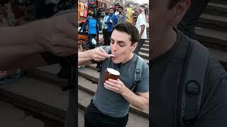 $0.50 Fresh Lassi in Old Delhi, India 