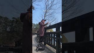【Demo】Iwate's coast: brush in hand, fishermen in sight #pleinair #watercolor #keikotanabe #shorts
