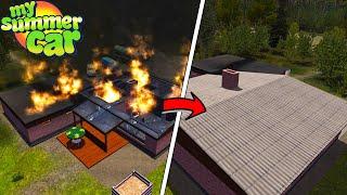 HOW TO RESTORE A HOUSE AFTER A FIRE - My Summer Car Tips #6 | Radex