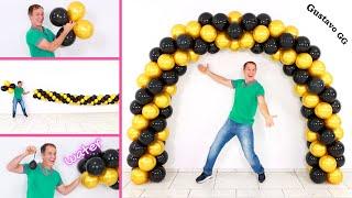 BIRTHDAY decoration ideas at home  balloon decoration ideas  balloon arch tutorial