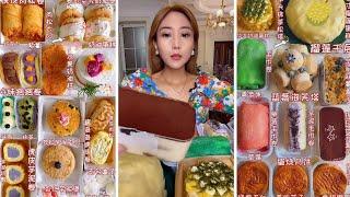 asmr mukbangasmr/kwai dessert mukbang,/mochi eating,creperoll cake chocolate #asmr