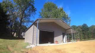 Steel Building vs Pole Barn - Walk-through review of Steel Building