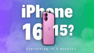 IPHONE 16 , UPGRADE? | EVERYTHING IN 4 MINUTES