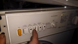 Зайти в сервис стиральной машины Miele W8XX, 9XX. enter the service mode of the washing machine