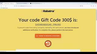 Shein Gift Card Coupons Code 2024  How to Get 300$ Gift Card Step by Step