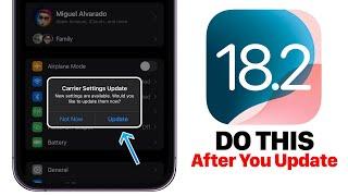 iOS 18.2 - Do This IMMEDIATELY After You Update!