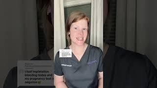 Implantation Bleeding but Getting a Negative Pregnancy Test #earlypregnancy #implantation