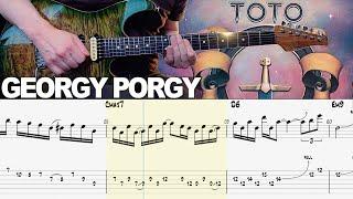 Toto - Georgy Porgy | Guitar cover WITH TABS | Paris live solo |