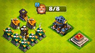 8 СТРОИТЕЛЕЙ ! 2 БОЕВЫЕ МАШИНЫ НА ДС ! ДЕРЕВНЯ СТРОИТЕЛЯ 2.0 ! CLASH OF CLANS