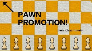 PAWN PROMOTION(BASIC CHESS LESSON)