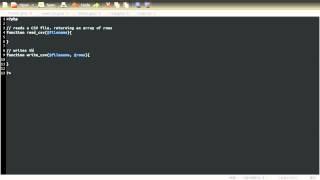 PHP Tutorial: Using CSV Files [part 01]