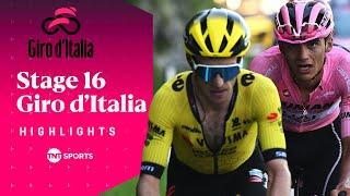 GRUELLING DAY IN THE MOUNTAINS  | Men's Giro d'Italia Stage 16 Race Highlights | TNT Sports Cycling