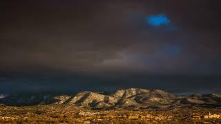 Santa Fe Winter Timelapse of the Sangre de Cristo Mountains