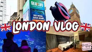 WOW! Sea Life Family Adventure Vlog & Park Plaza Hotel London Room Tour