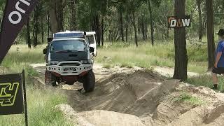 The Springs 4x4:  Jonno lifting a wheel or two