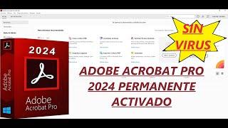 INSTALACIÓN de ADOBE ACROBAT PRO 2024 ACTIVADO ULTIMA VERSION   #adobeacrobat #adobe  #acrobat