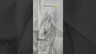 comtt Mr btao kesa hai horse  #art #drawing #youtubeshorts #video