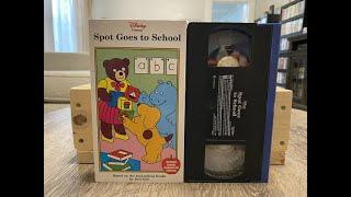 Disney Presents Spot: Spot Goes To School 2000/2002 VHS