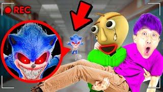 Can We Escape SONIC.EXE's SCHOOLHOUSE!? (EVIL SONIC ATTACKED US!)