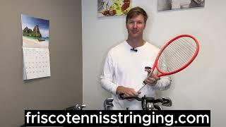 Tennis Stringing Pattern explained - power vs control