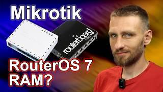 Wydajność RouterOS na 32MB i 256 MB RAM-u. Mikrotik RB450G vs RB750G