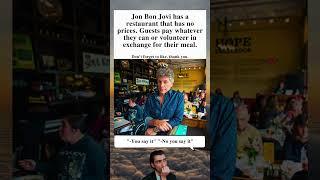 Jon Bon Jovi’s Price Free Restaurant Where You Pay What You Can