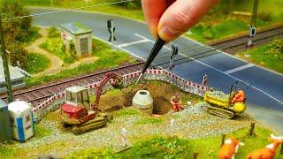 How to build an ULTRA REALISTIC construction site for a model railroad – Building report part 33