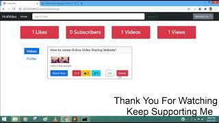 Online Video Sharing Website | Django Project | By MADHUBAN KHATRI