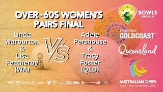 2025 Australian Open - Over-60's Women's Pairs - Final