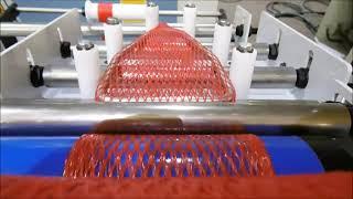 Rius Circular knitting machine for fruit packing meshes and nets