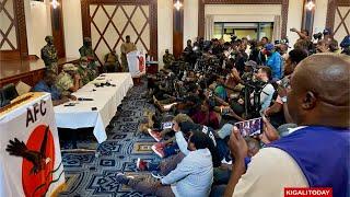 LIVE: M23-AFC Rebels Hold Press Conference in Goma, DR Congo